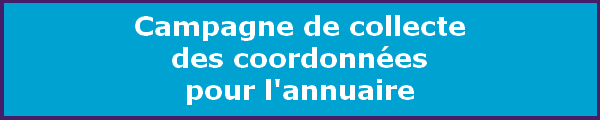 Annuaire : Campagne de mise à jour des données